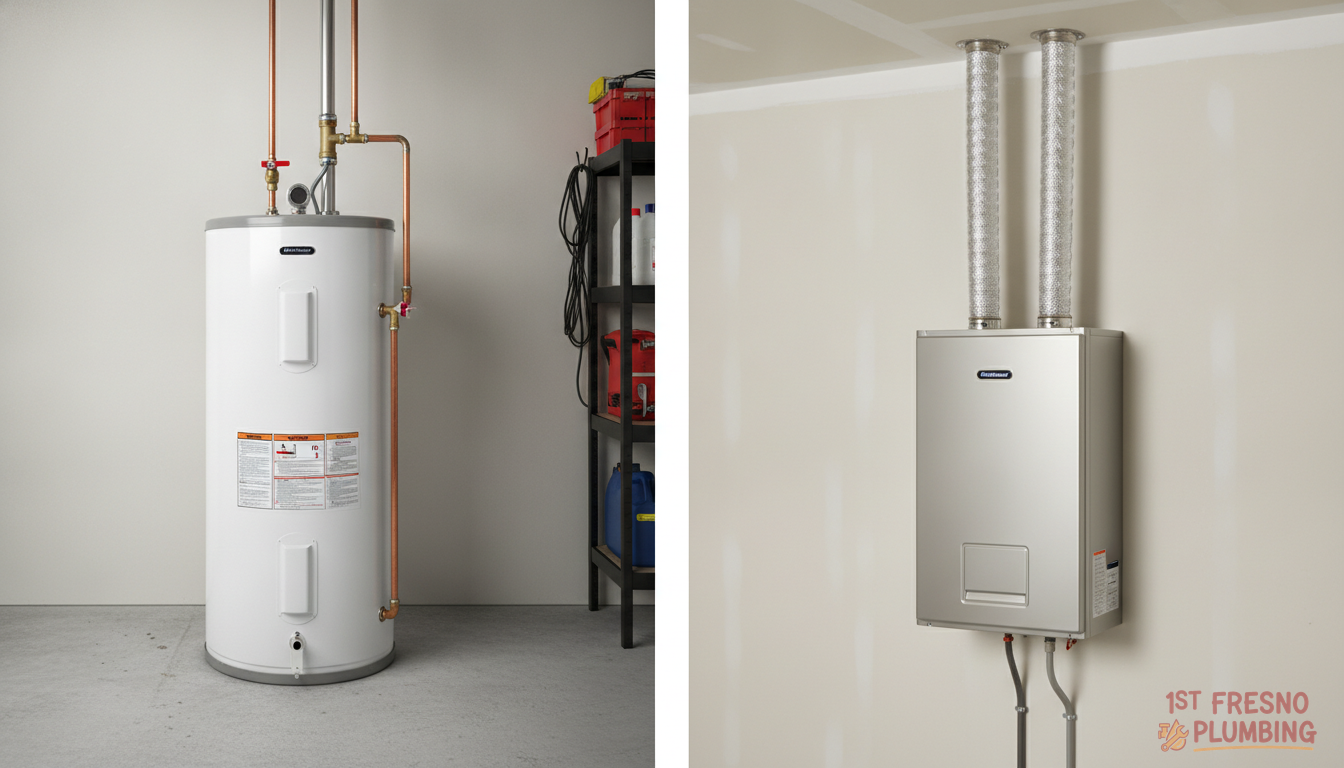 Tank vs. Tankless Water Heaters: Which Is Right for Your Fresno Home?